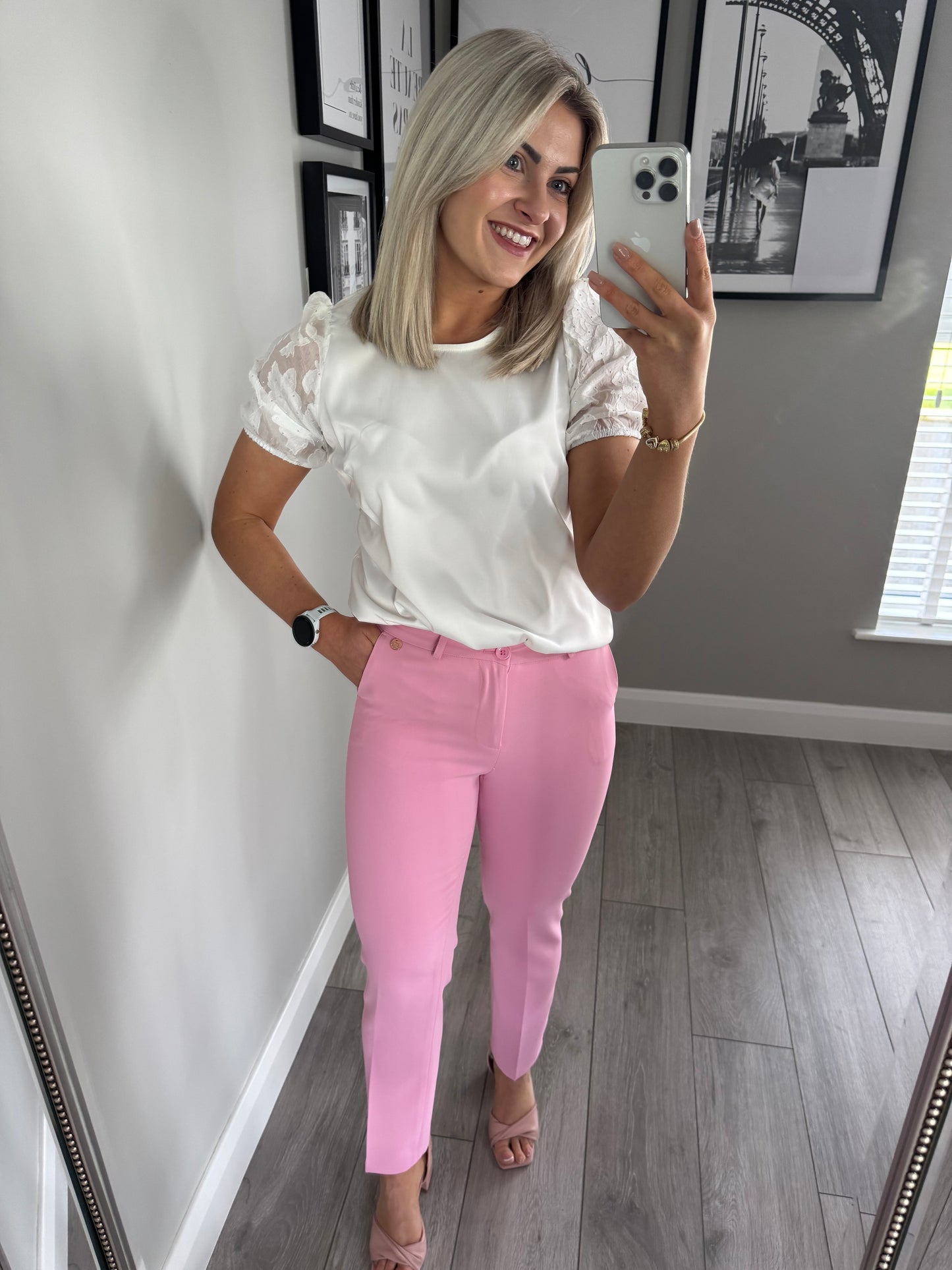 Rant & Rave Sabine Pink Trouser