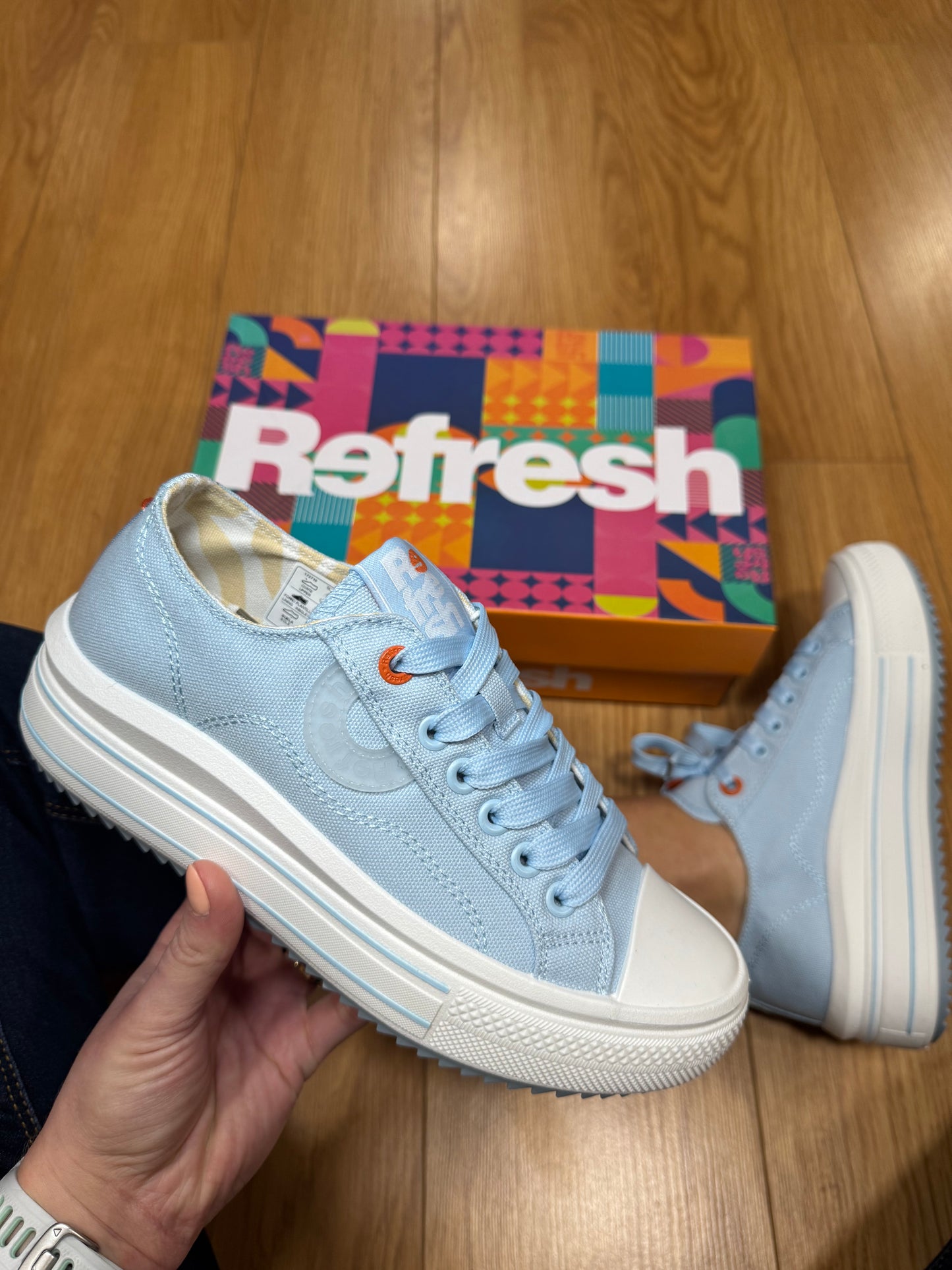 Refresh Jeans Canvas Trainer