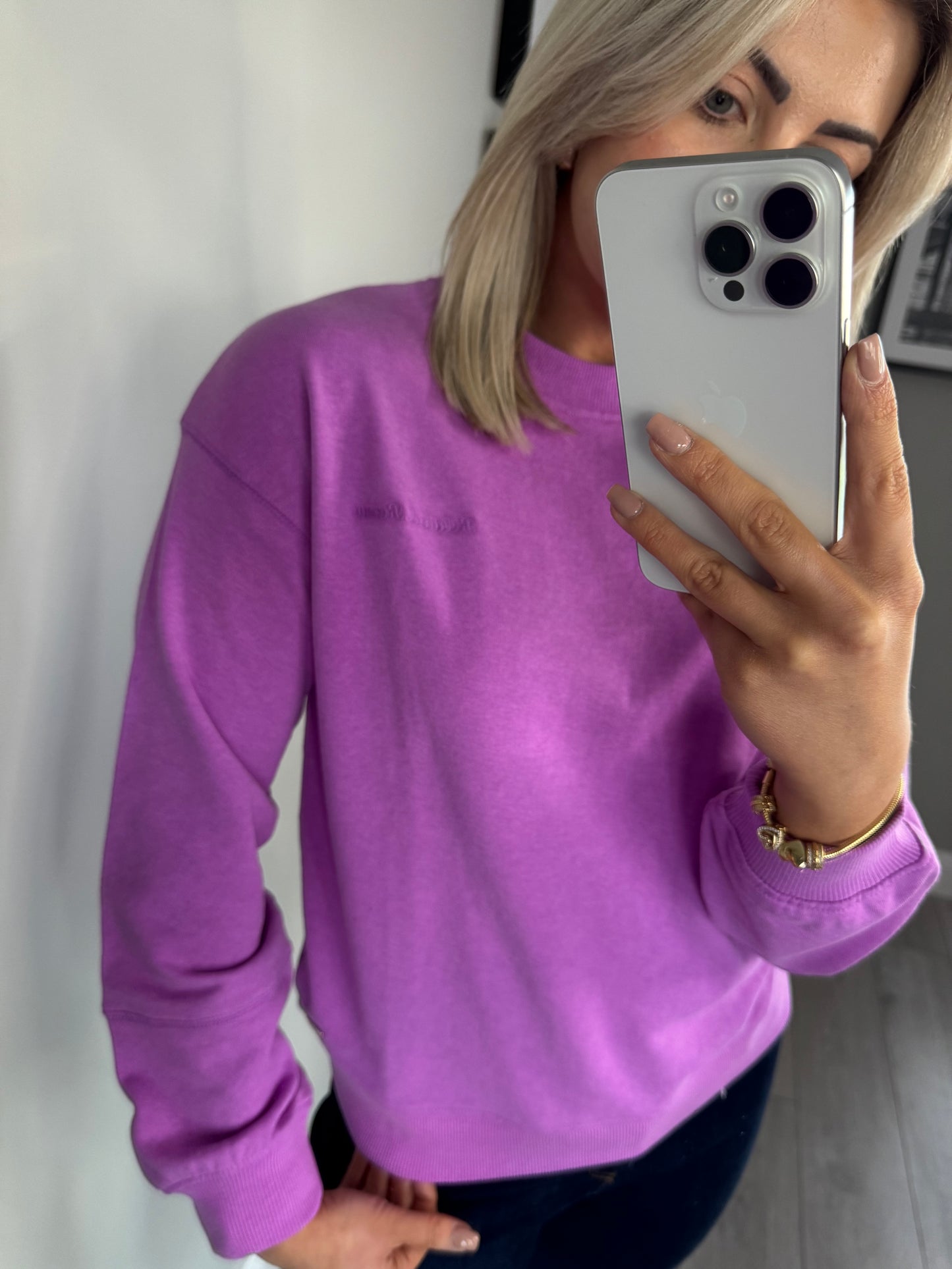 Relax & Renew Gigi Purple Sweater