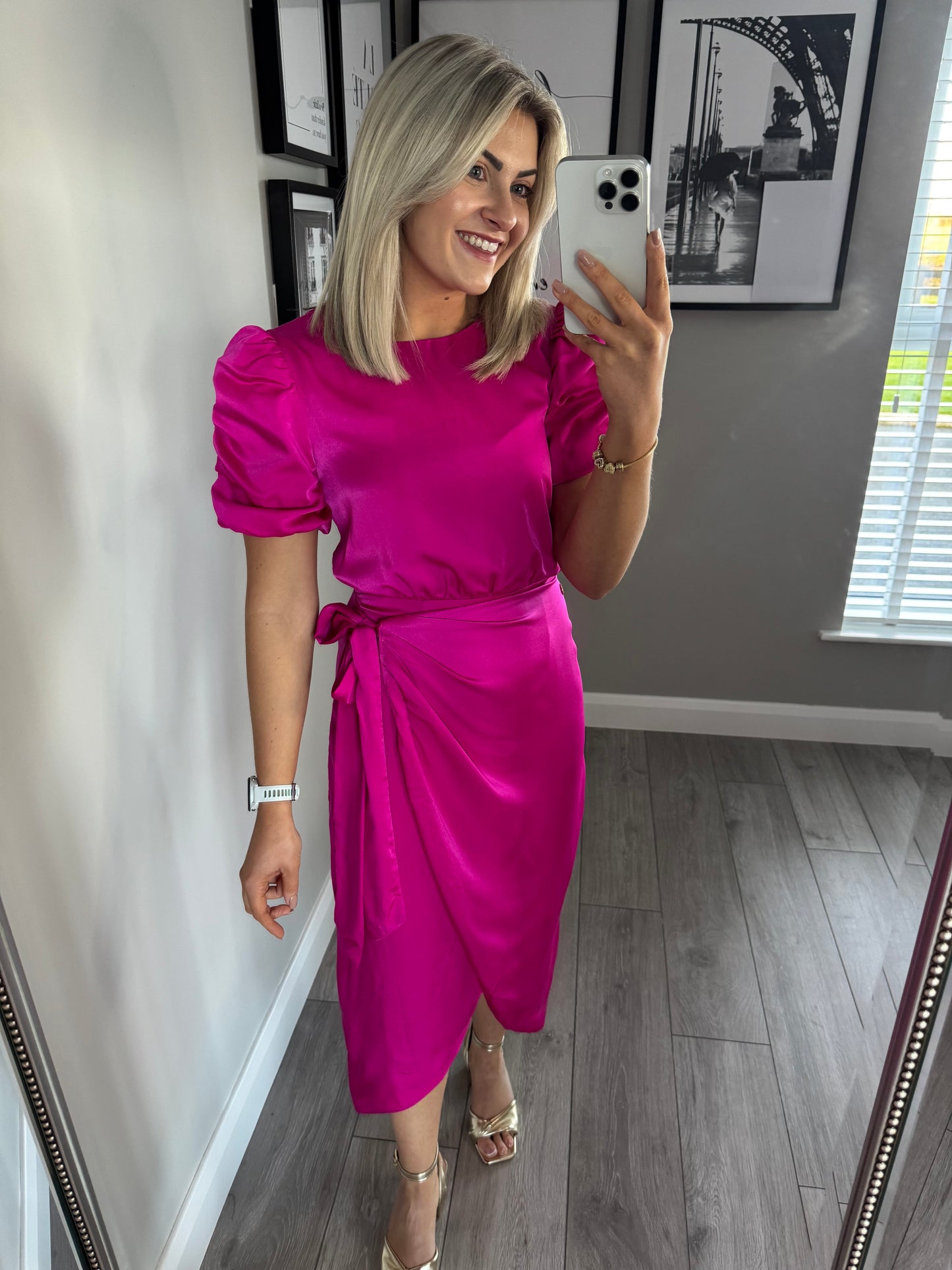 Rant & Rave Ellya Magenta Dress