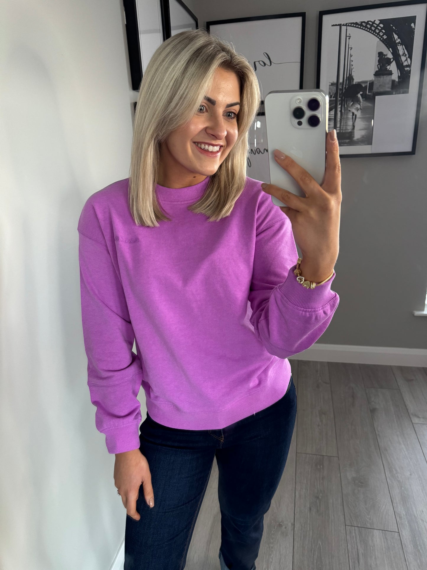 Relax & Renew Gigi Purple Sweater