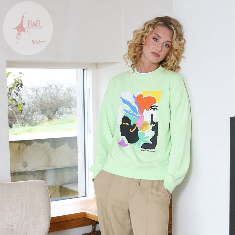 Relax & Renew Alex Pale Green Sweatshirt