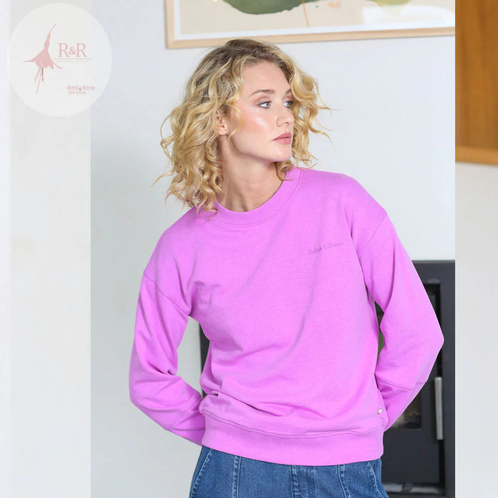 Relax & Renew Gigi Purple Sweater