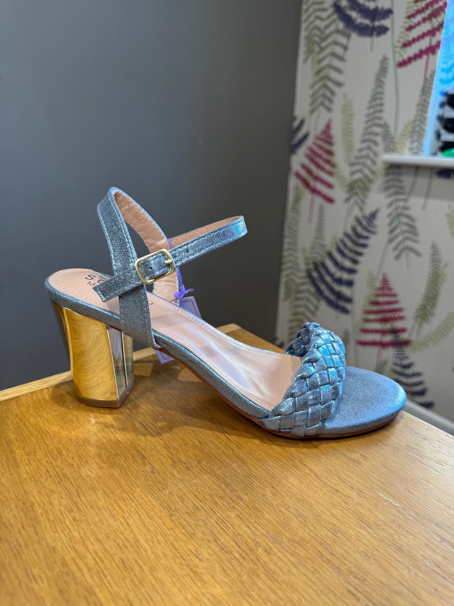 Sorento Heritage Sky Blue Block Sandal