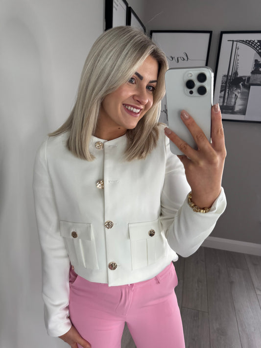 Rant & Rave Libby White Jacket