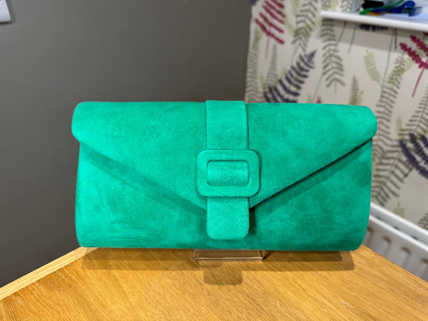 Lotus Aletta Green Clutch Bag