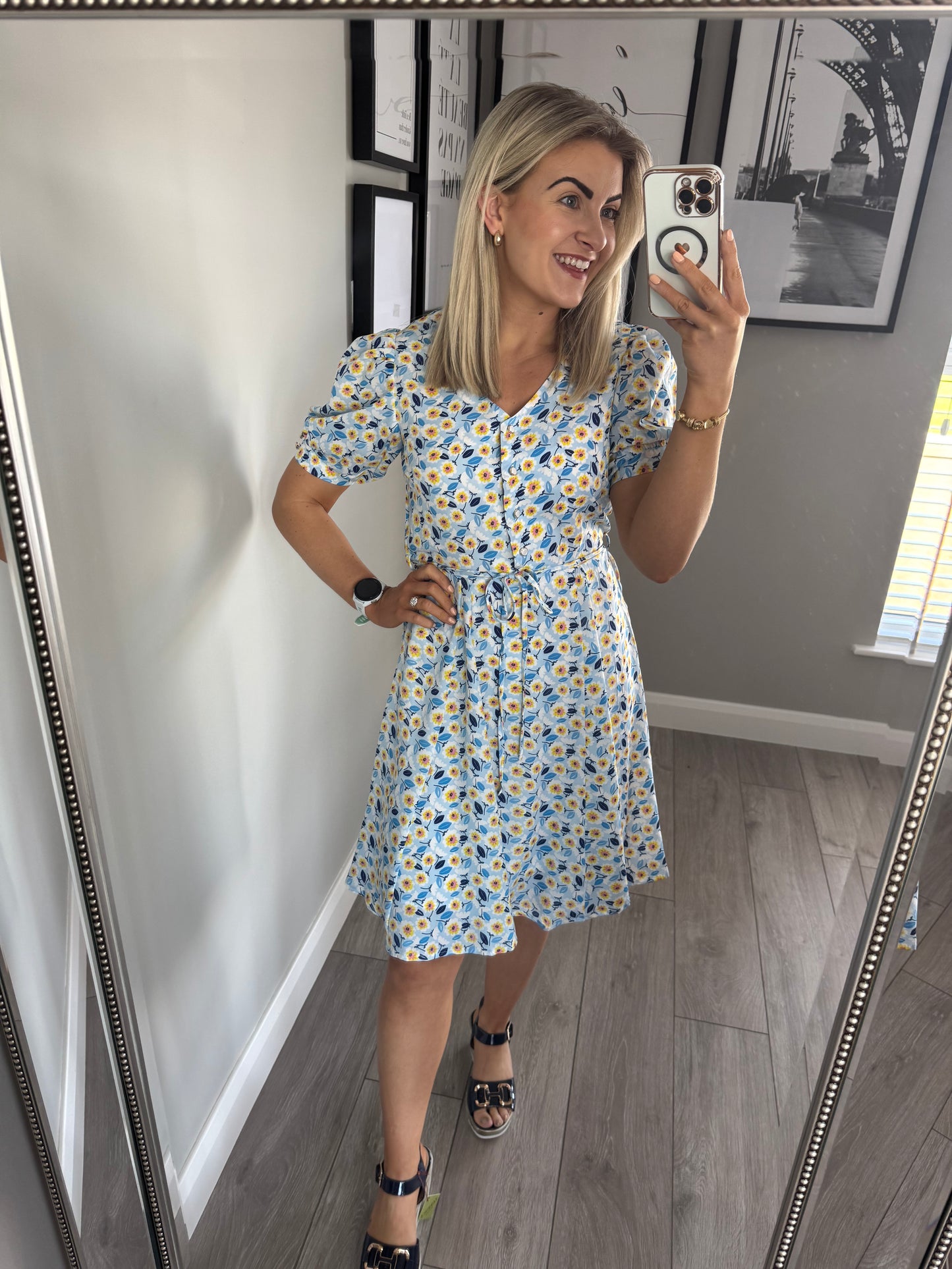 Rant & Rave Gemma Blue Dress