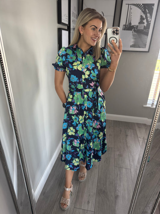 Rant & Rave Briana Navy Dress