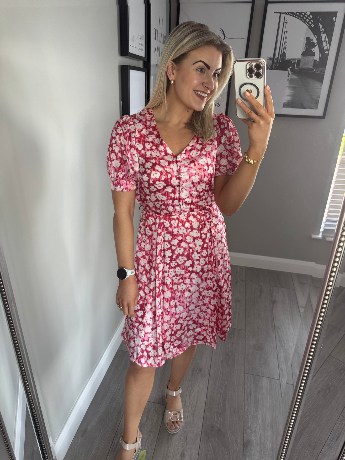 Rant & Rave Gemma Pink Dress