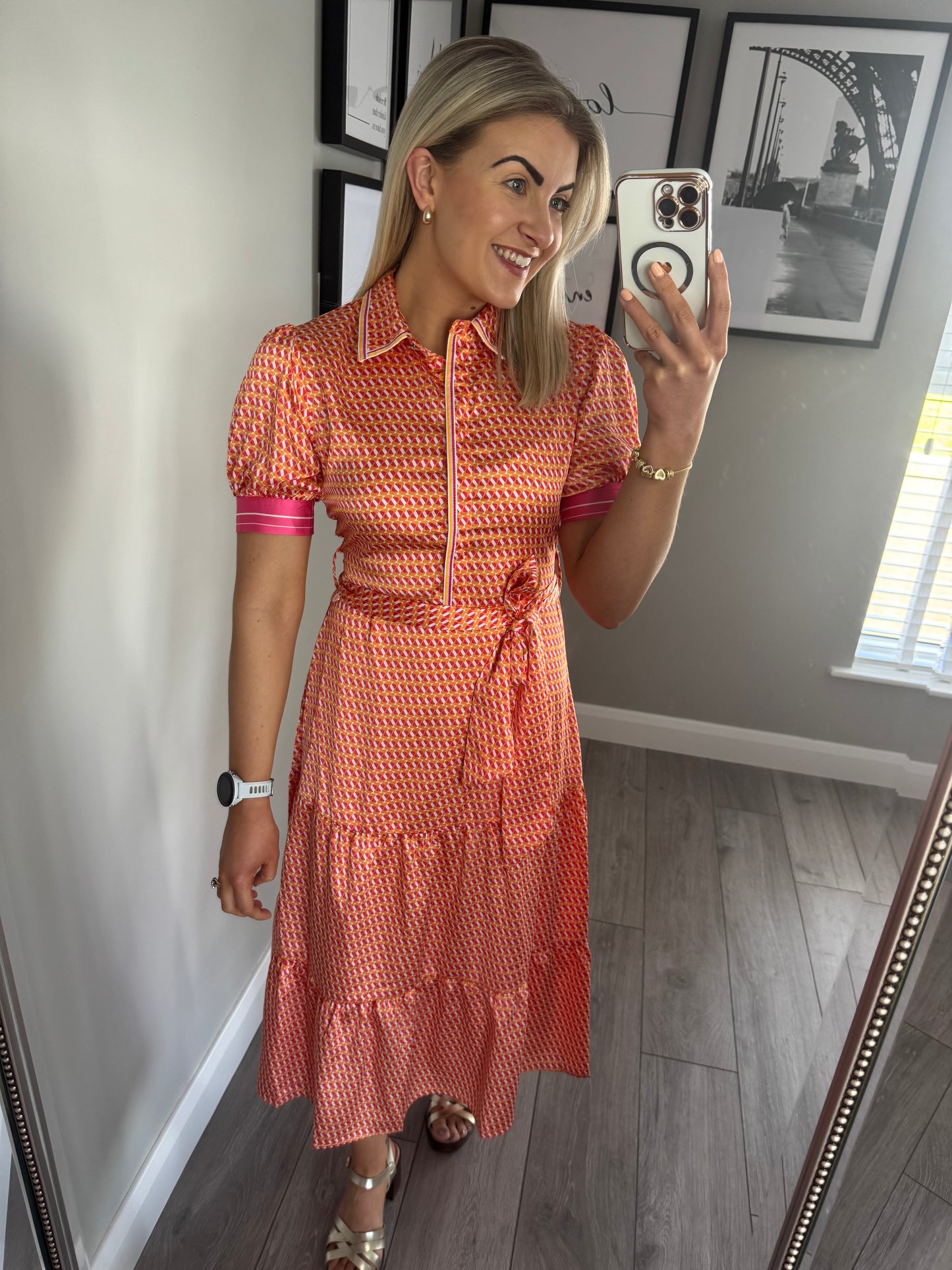 Rant & Rave Saylor Orange Dress