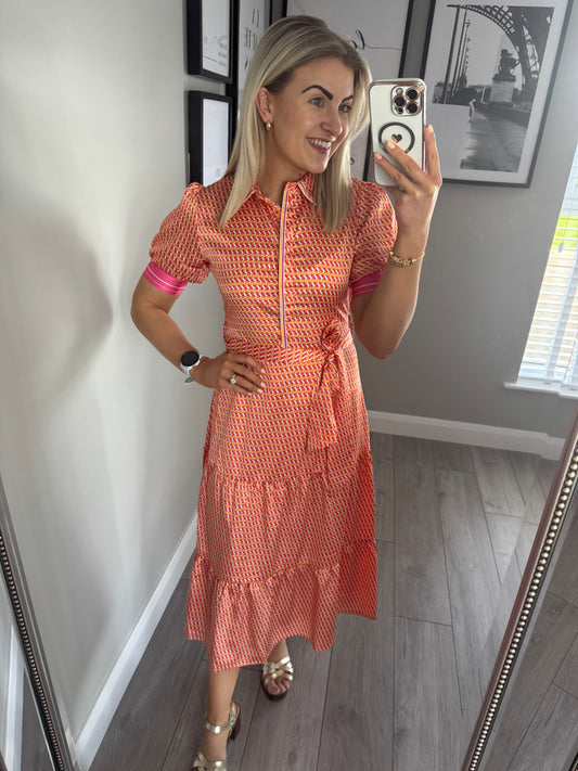 Rant & Rave Saylor Orange Dress