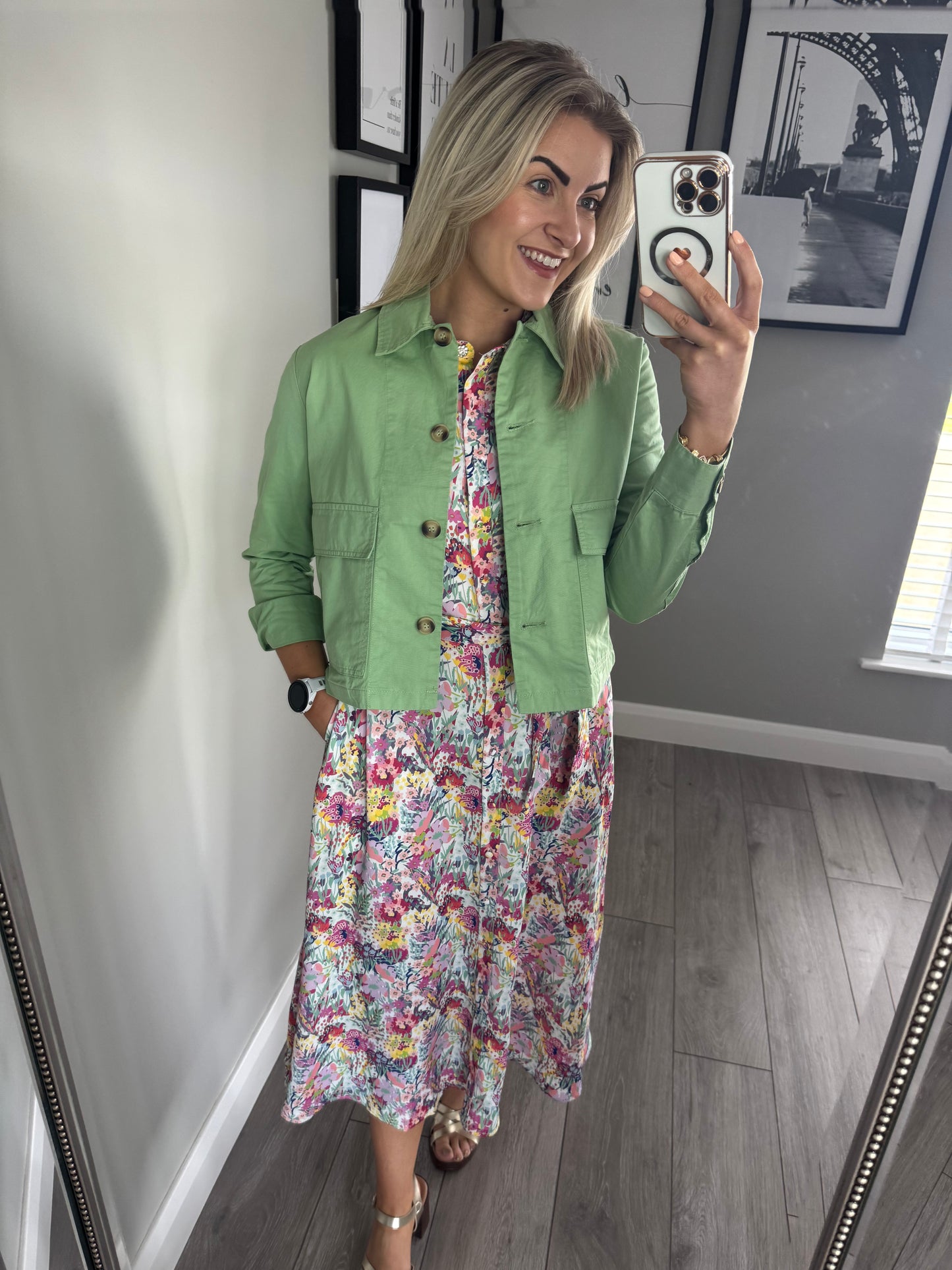 Rant & Rave Kinsley Light Green Jacket