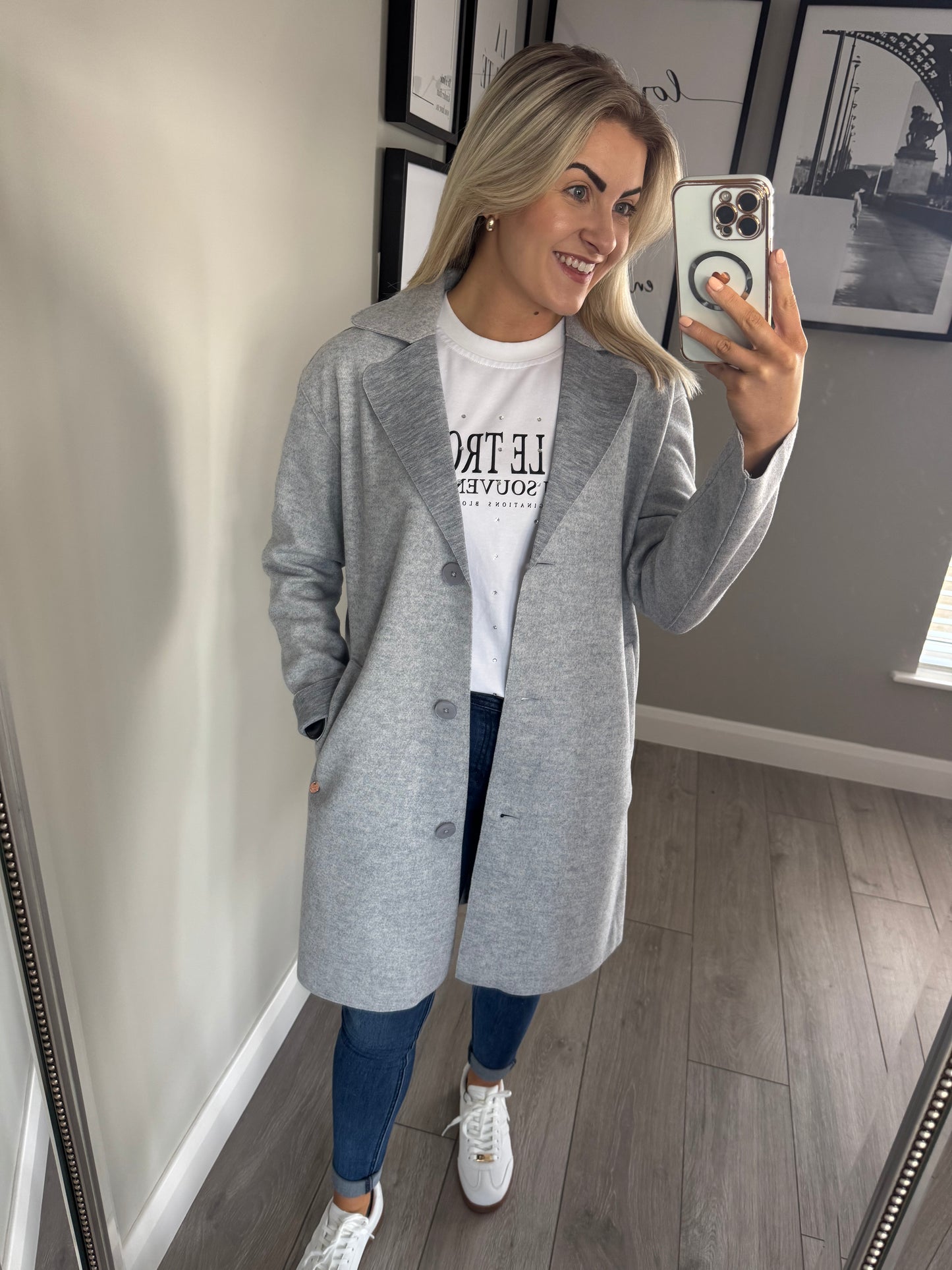 Rant & Rave Josephine Grey Coat