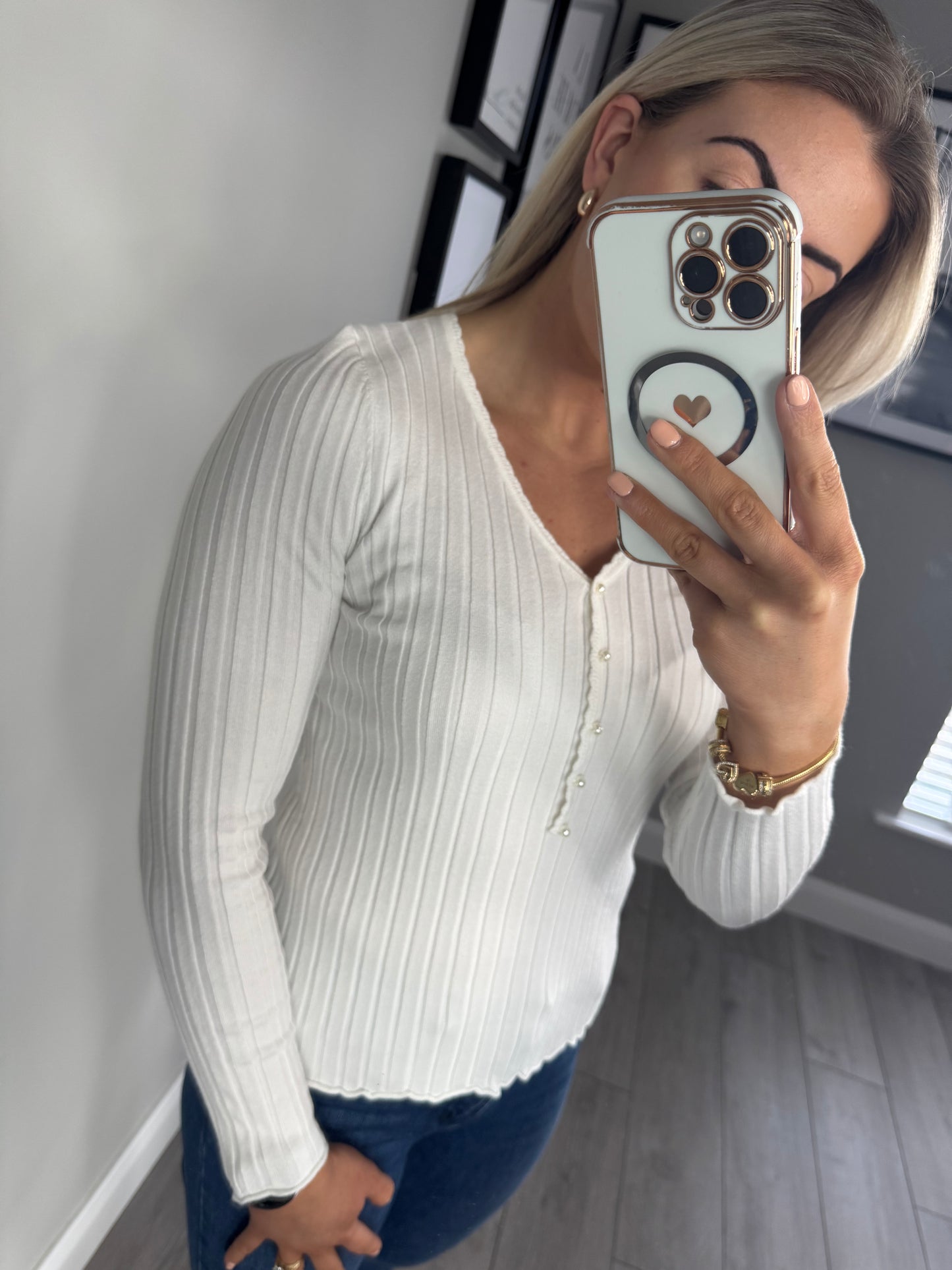 Rant & Rave Ruthie White Jumper