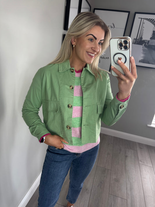 Rant & Rave Kinsley Light Green Jacket