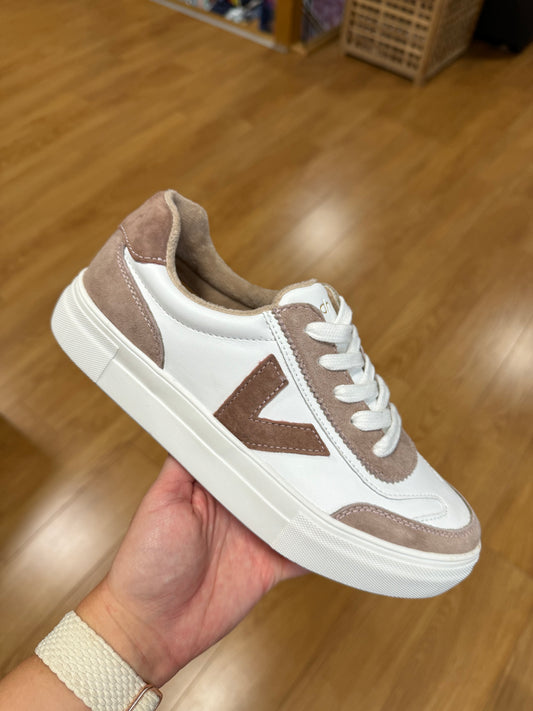 Drilleys Eighty White/Blush Trainer